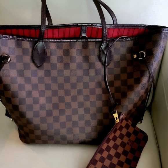 Authentic Louis Vuitton Damier neverfull - Picture 13 of 16